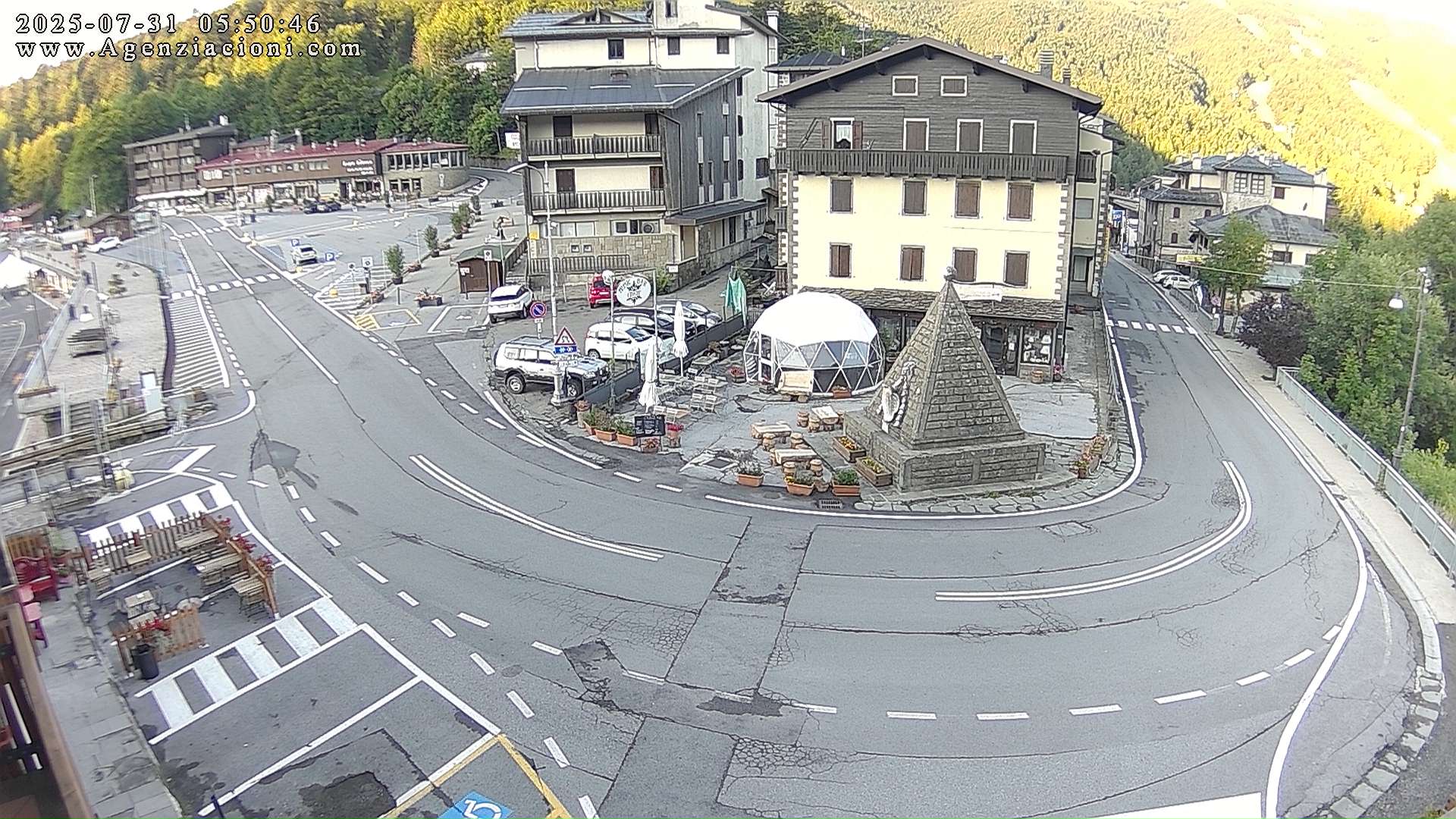 Abetone Webcam Neve Vista piazza